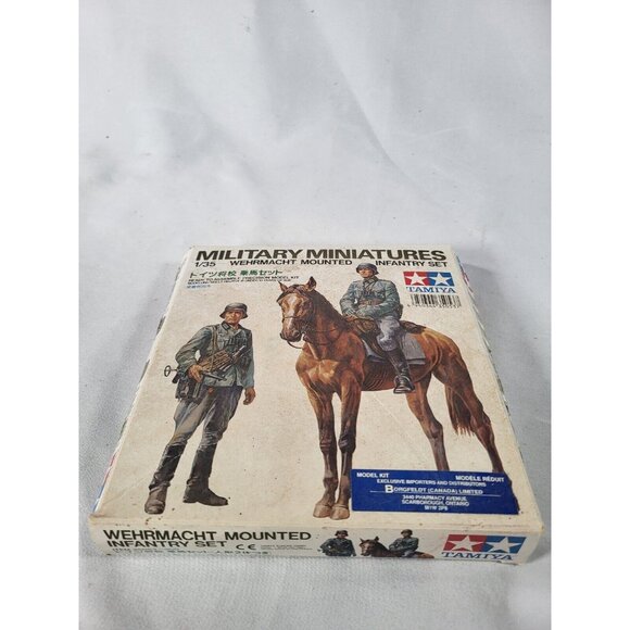 Tamiya 1/35 Scale Wehrmacht Mounted Infantry Set Military Miniatures - Picture 3 of 7